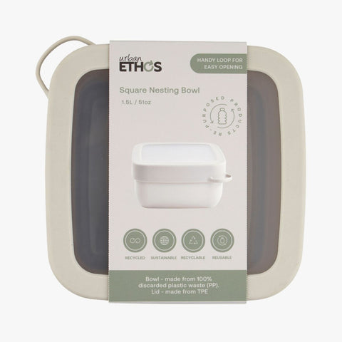 1.5L Square Container - Grey