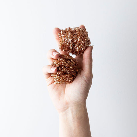 Eco Turtles 2PK Antibacterial Copper Spiral Scrubs