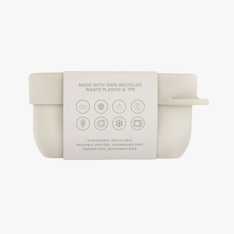 900ml Square Container - Grey