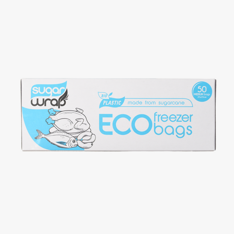SugarWrap Eco Freezer Bags Medium 50 PK
