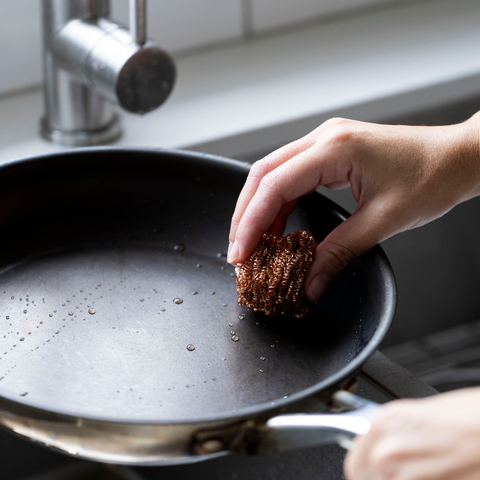 Eco Turtles 2PK Antibacterial Copper Spiral Scrubs