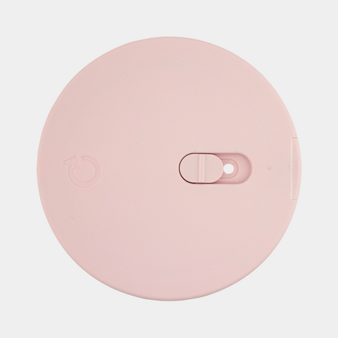 Round Glass Container 500ml - Pink