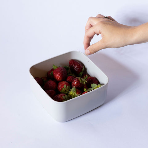 900ml Square Container - Grey