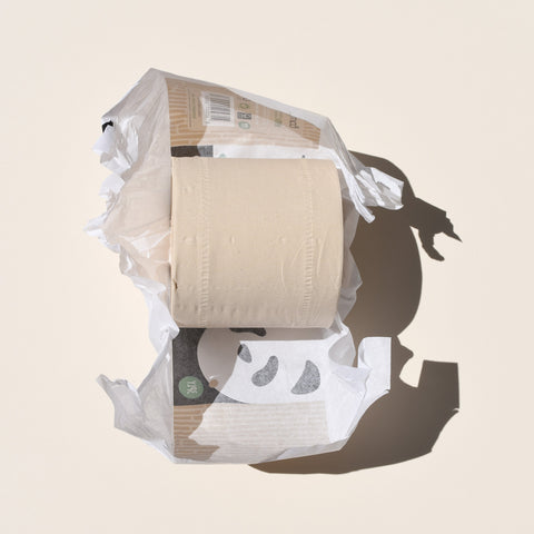 Bamper 100% Unbleached Bamboo - Single Toilet Roll