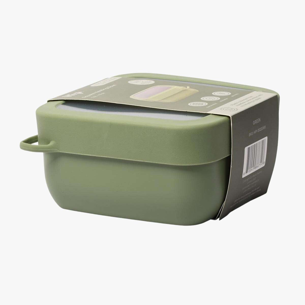 900ml Square Container - Green – Urban Ethos