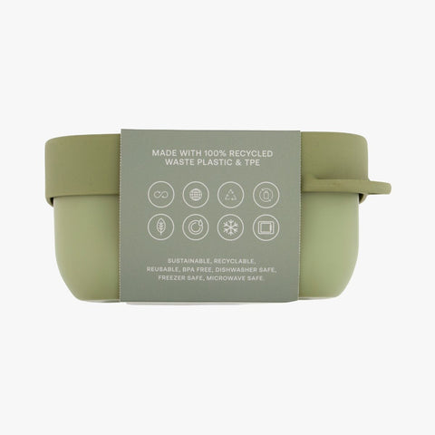 900ml Square Container - Green