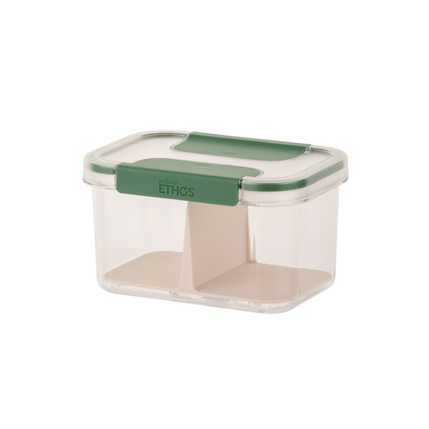 FoodLocker Rectangle Storage Container with Divider Insert - 860ml