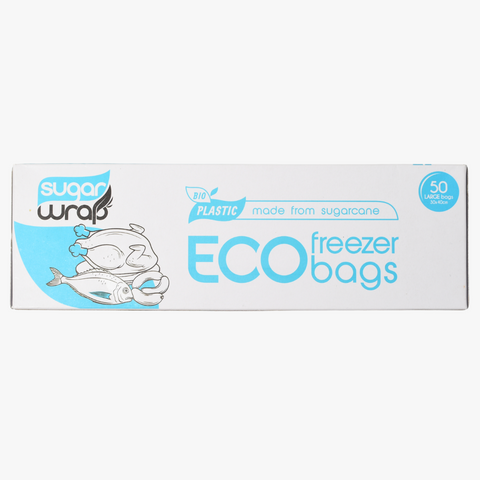 SugarWrap Eco Freezer Bags Large 50 PK