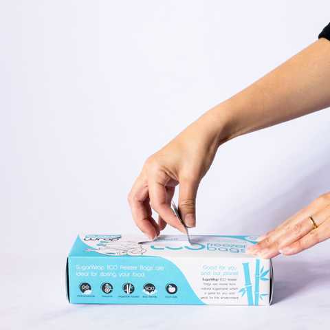 SugarWrap Eco Freezer Bags Large 50 PK