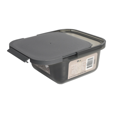 1.5L Square Food Storage Container - Charcoal