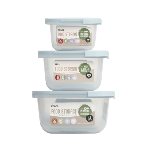 3PK Food Storage Container Bundle - Sky