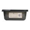 2.5L Rectangular Food Storage Container - Charcoal
