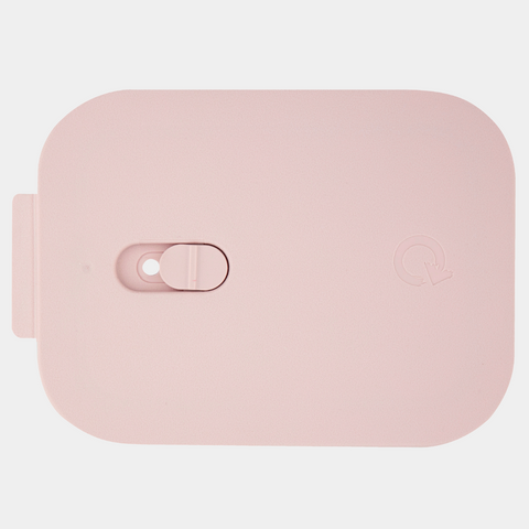 Rectangle Glass Container 600ml - Pink