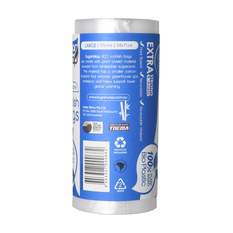 SugarWrap 27L Rubbish Bags - Medium (25 per roll)