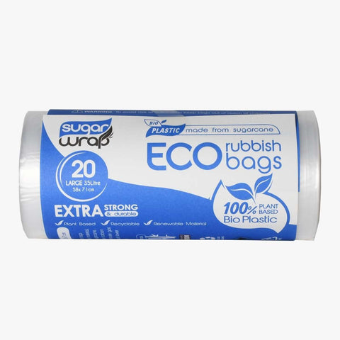 Eco Rubbish Bags - Large (20 per roll)