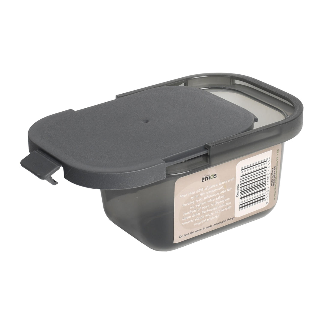300ml Rectangular Food Storage Container - Charcoal – Urban Ethos