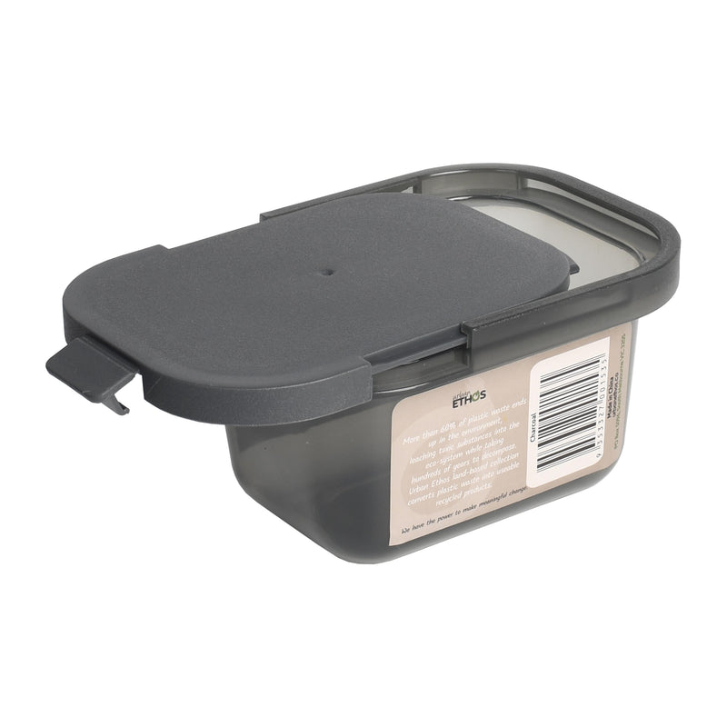 300ml Rectangular Food Storage Container - Charcoal