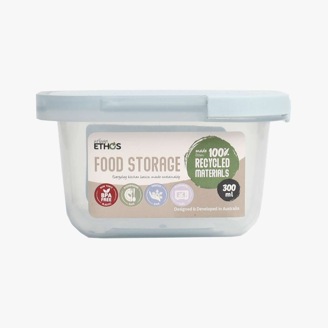 300ml Rectangular Food Storage Container - Sky – Urban Ethos