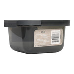 900ml Square Food Storage Container - Charcoal