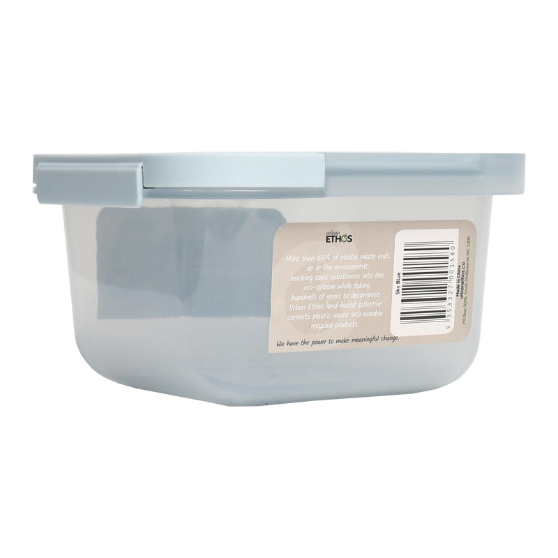 900ml Square Food Storage Container - Sky