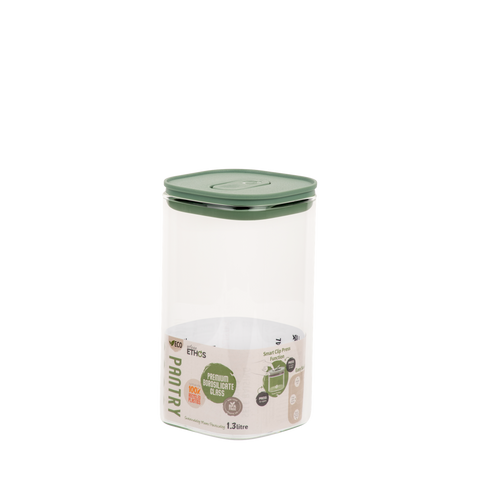 Urban Ethos Glass Pantry Canister 1.3L