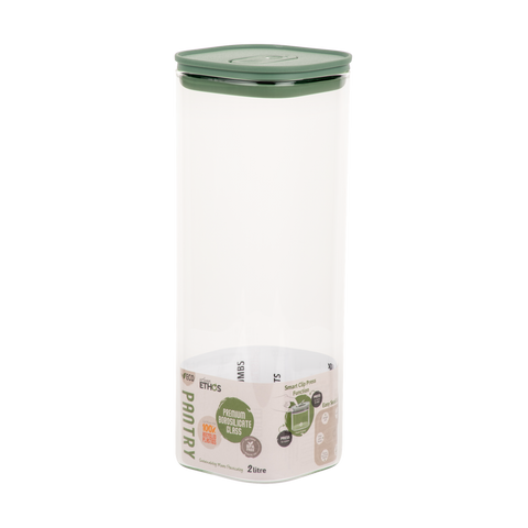 Urban Ethos Glass Pantry Canister 2L