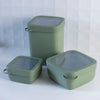 900ml Square Container - Grey